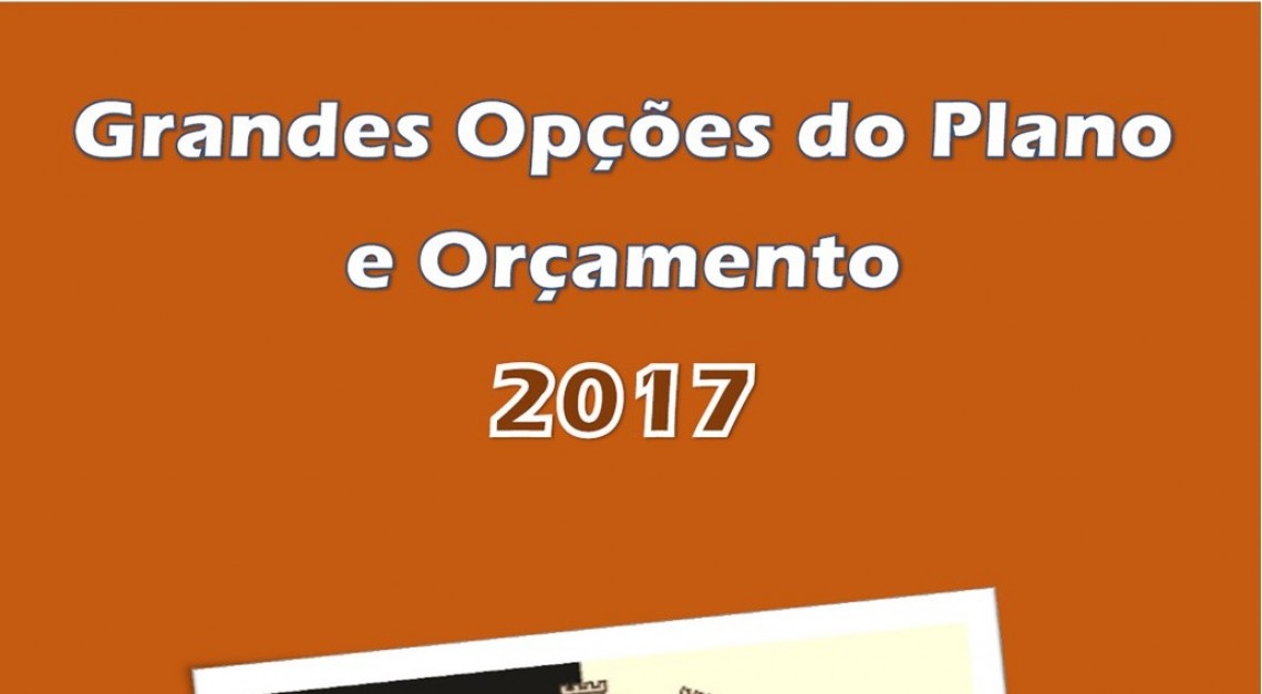 GRANDES OPÇÕES DO PLANO 2017